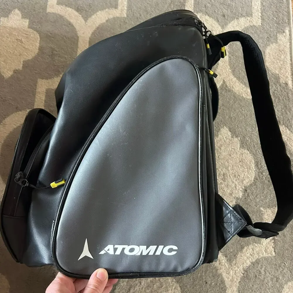 Atomic Redster FiS Black Ski Boot Helmet Backpack Winter Snow Travel